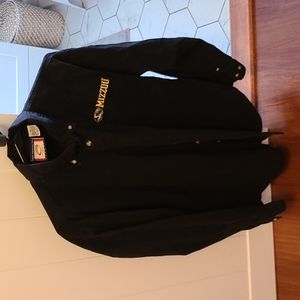 Black Mizzou Button Down Men's Medium Cadre Athletic